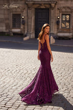 La Femme Dress 32420 - DARK BERRY