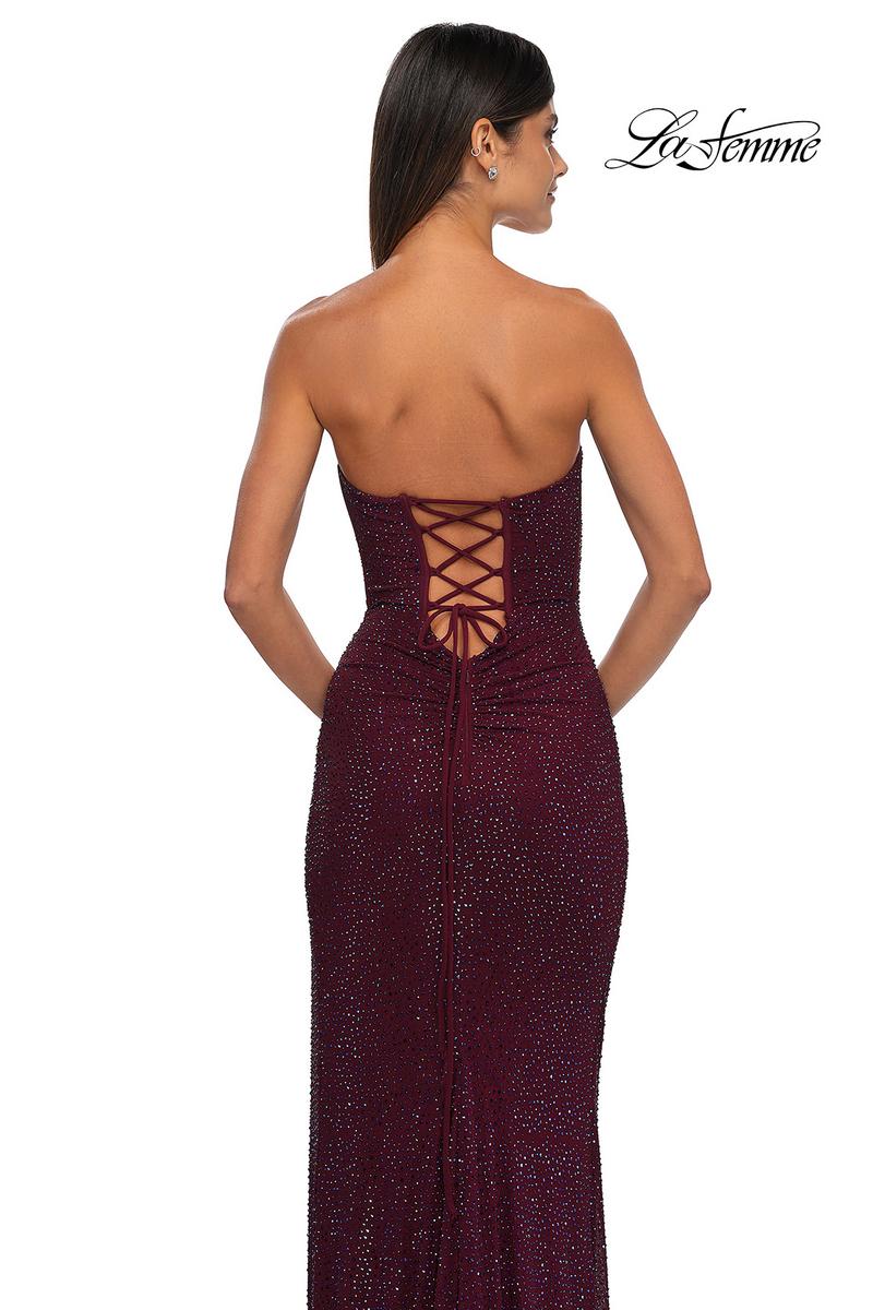 La Femme Dress 32422 - Dark Berry
