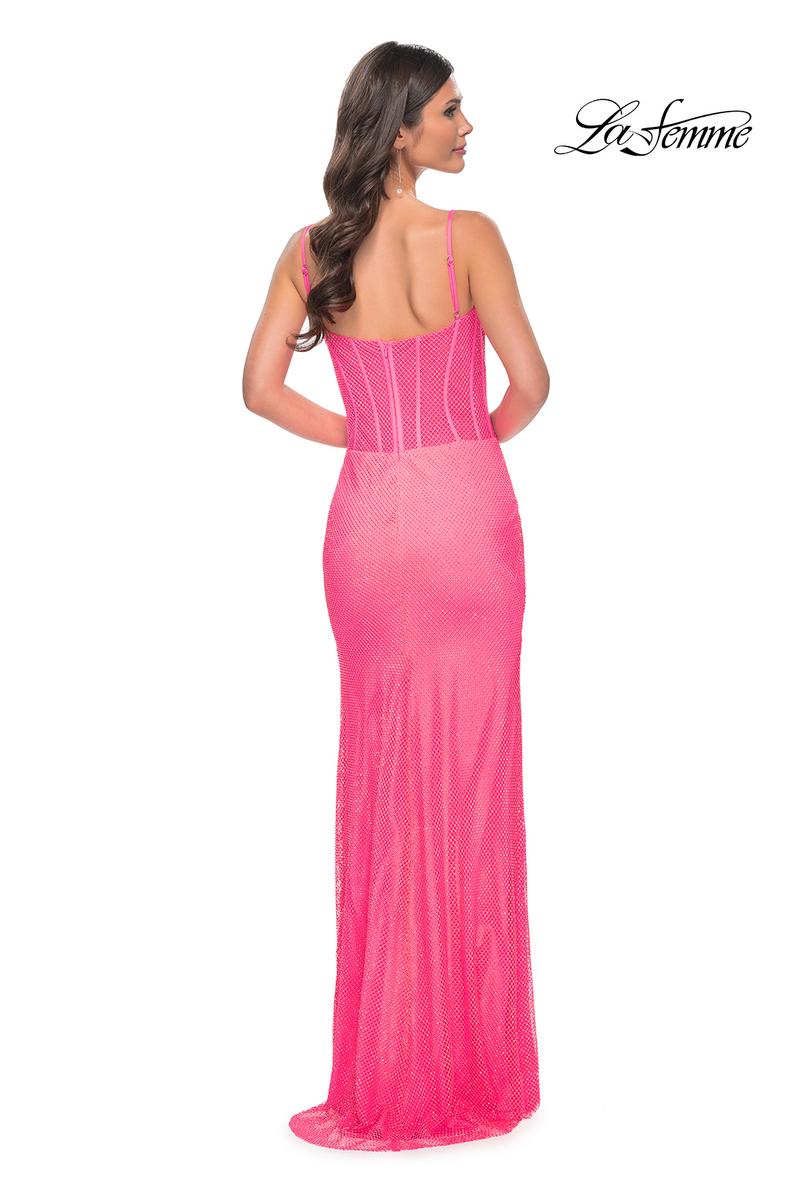 La Femme Dress 32426 - HOT PINK