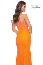 La Femme Dress 32427 - BRIGHT ORANGE