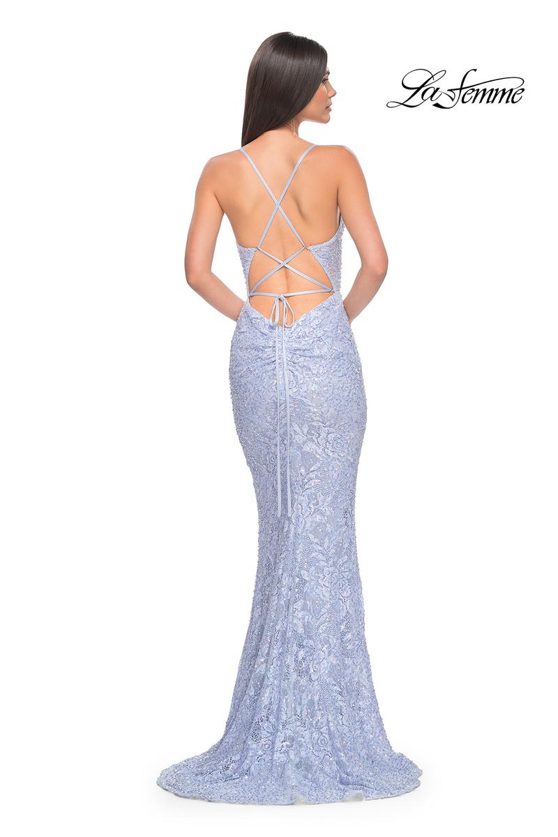 La Femme Dress 32434 - LIGHT PERIWINKLE