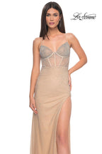 La Femme Dress 32435 - NUDE