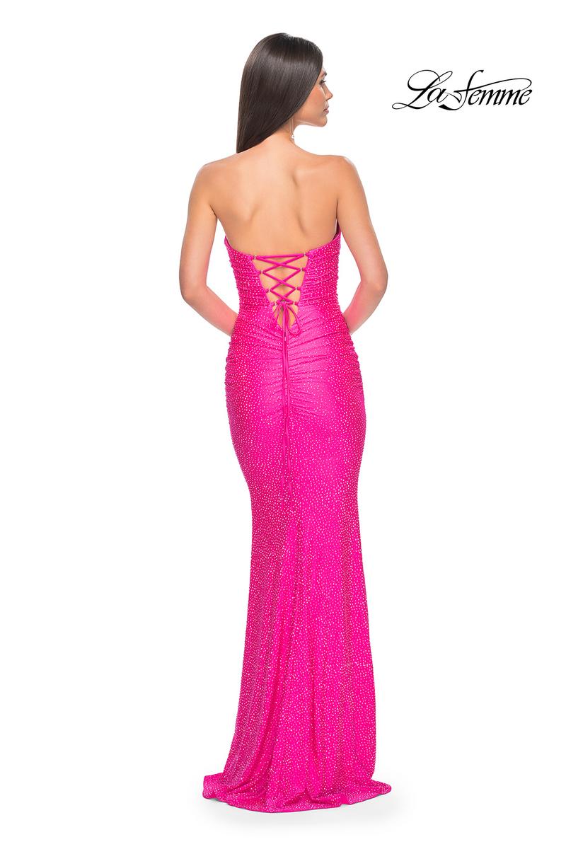 La Femme Dress 32436 - NEON PINK