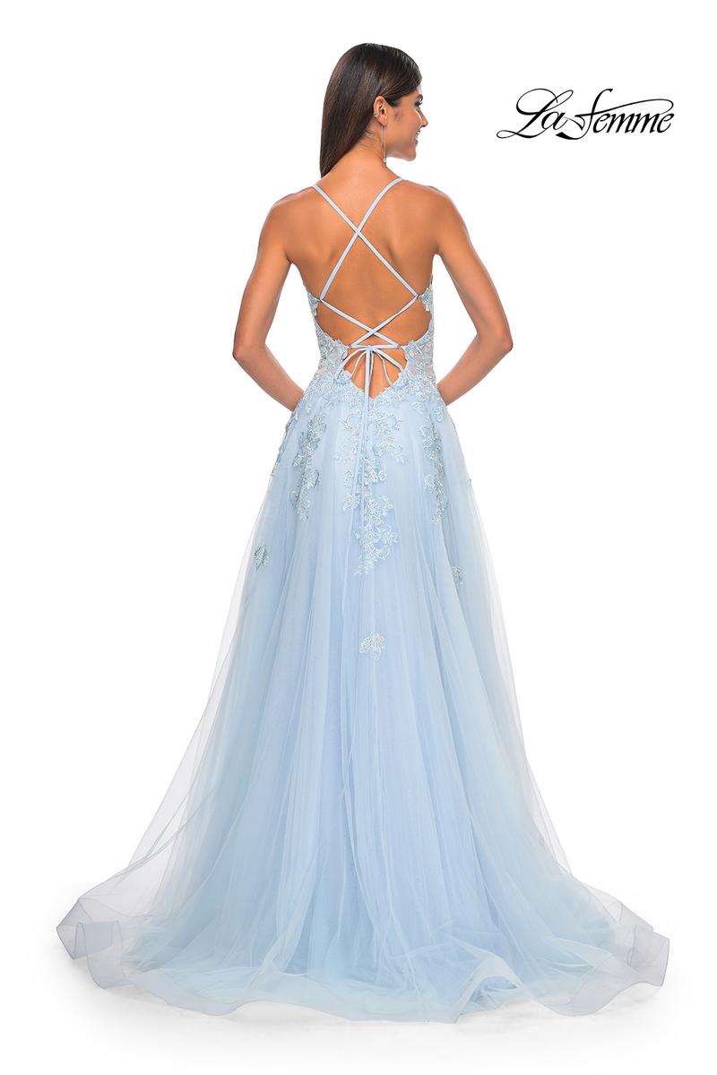 La Femme Dress 32438 - LIGHT BLUE