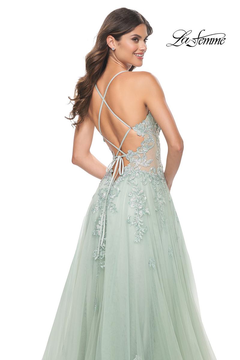 La Femme Dress 32438 - SAGE