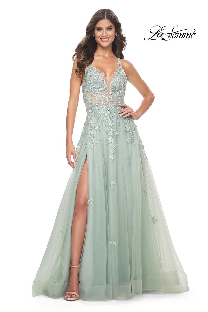 La Femme Dress 32438 - SAGE