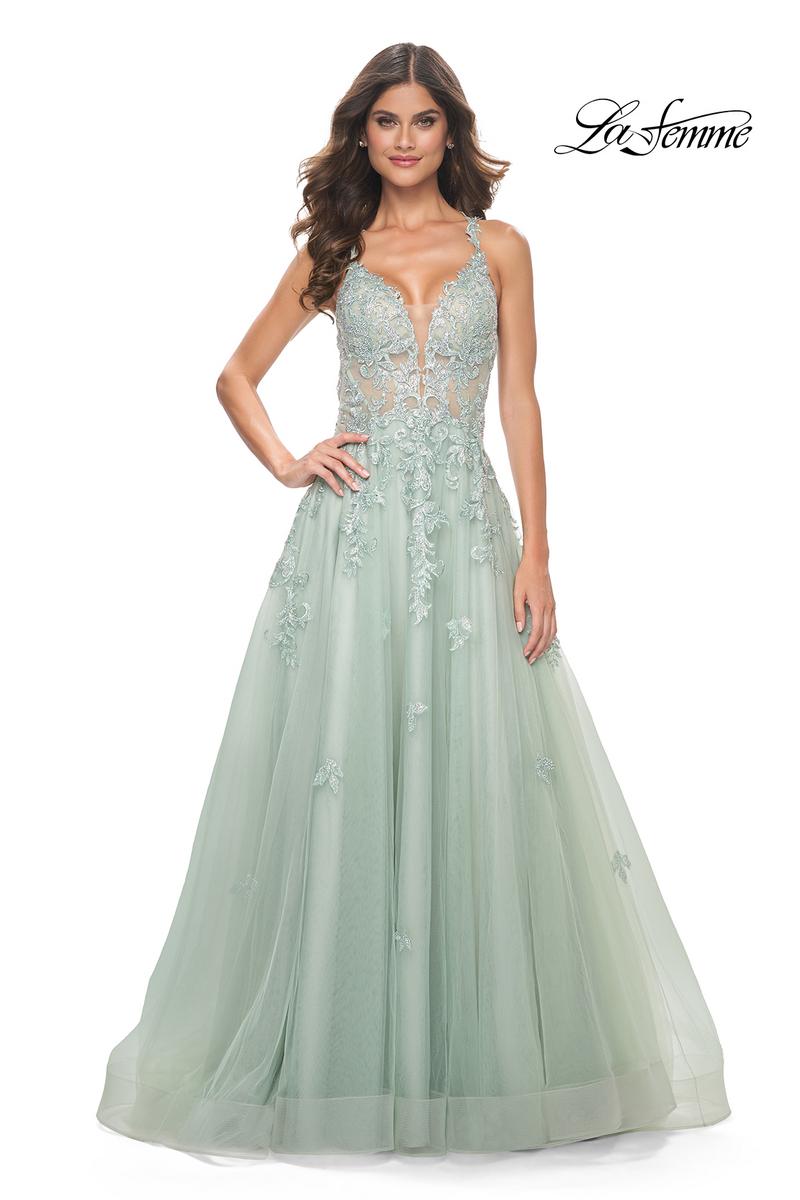 La Femme Dress 32438 - SAGE