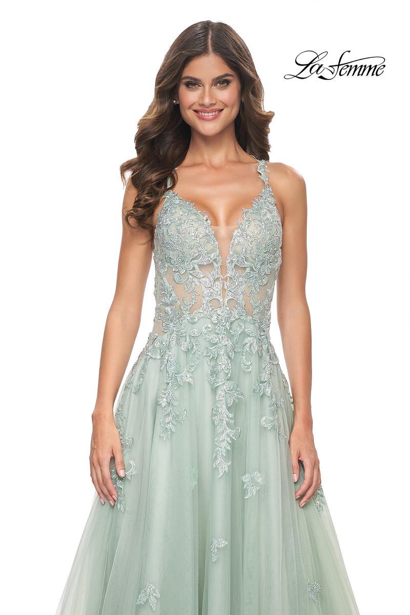 La Femme Dress 32438 - SAGE