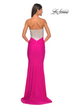 La Femme Dress 32440 - HOT FUCHSIA