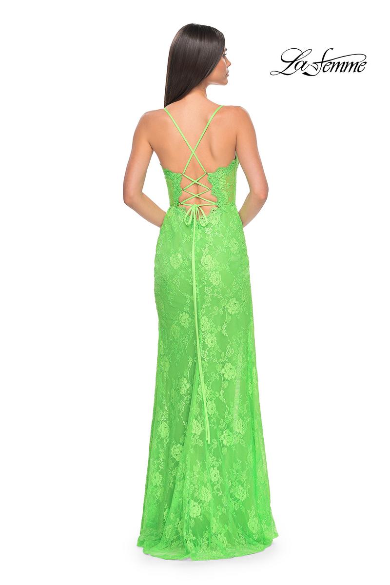 La Femme Dress 32441 - BRIGHT GREEN