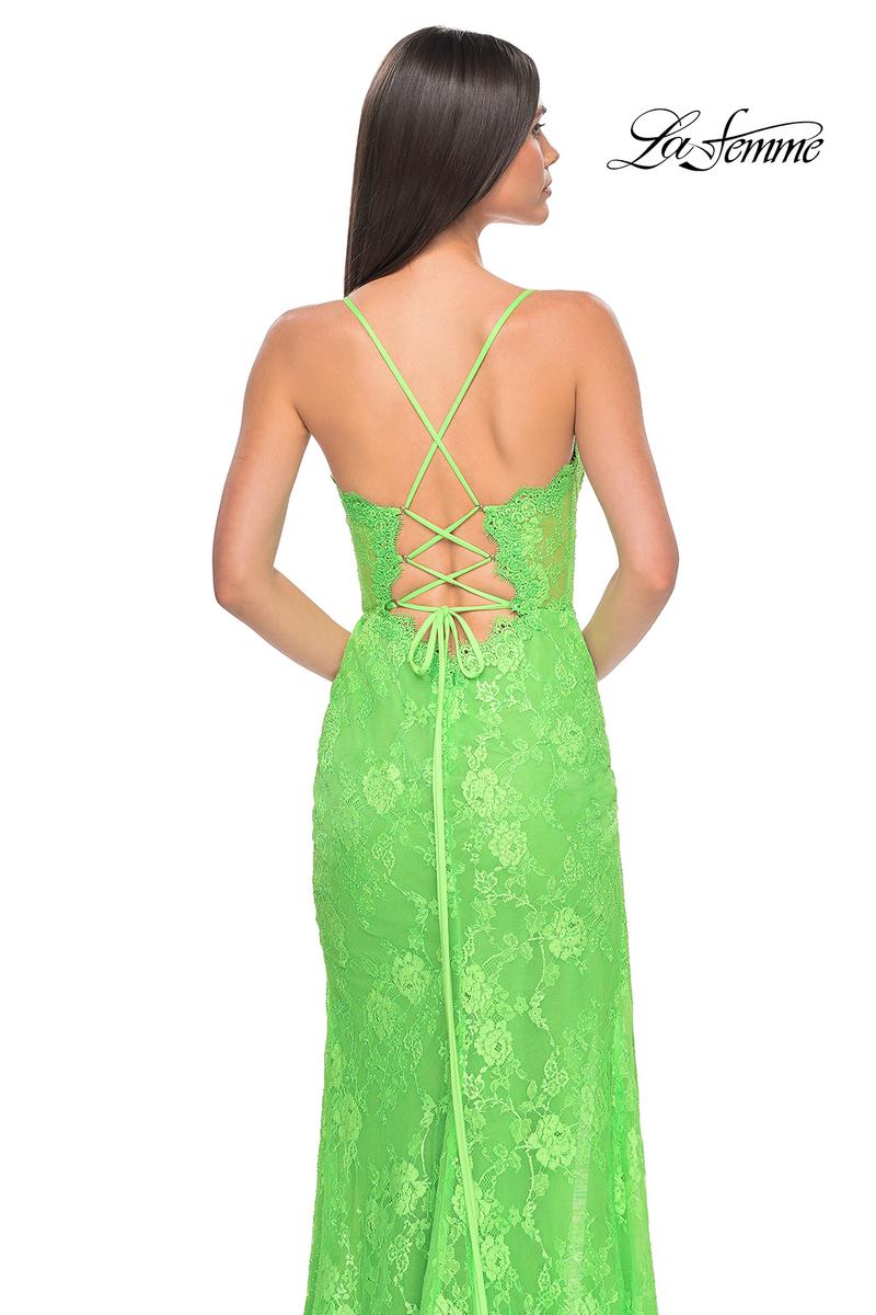 La Femme Dress 32441 - BRIGHT GREEN