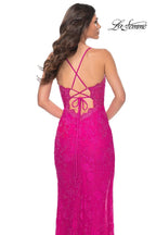 La Femme Dress 32441 - HOT FUCHSIA