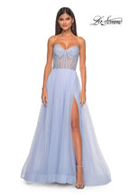 La Femme Dress 32445 - LIGHT PERIWINKLE