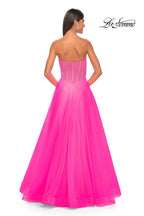 La Femme Dress 32445 - NEON PINK