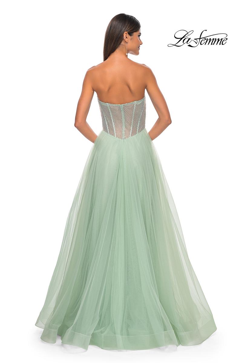 La Femme Dress 32445 - SAGE
