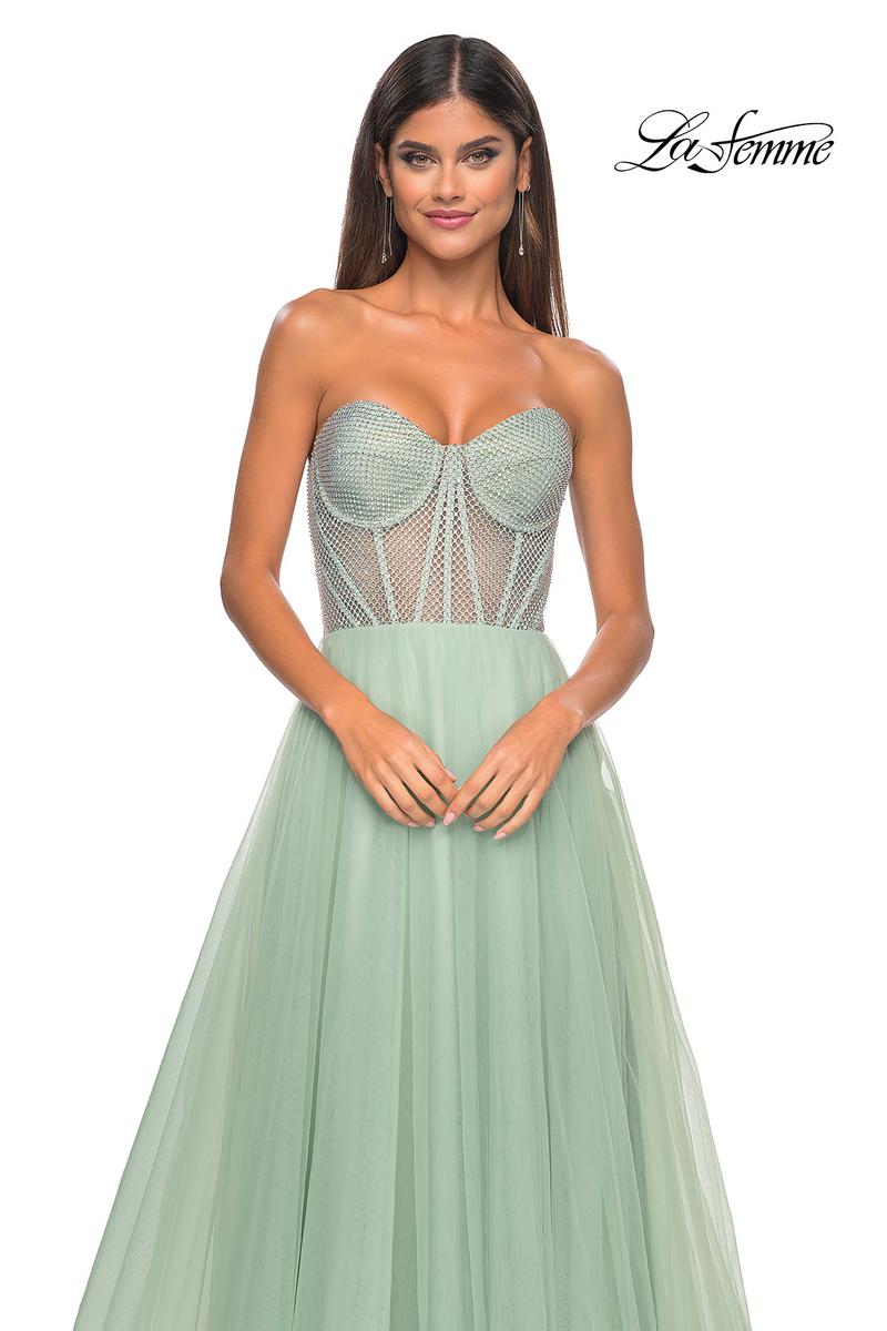 La Femme Dress 32445 - SAGE