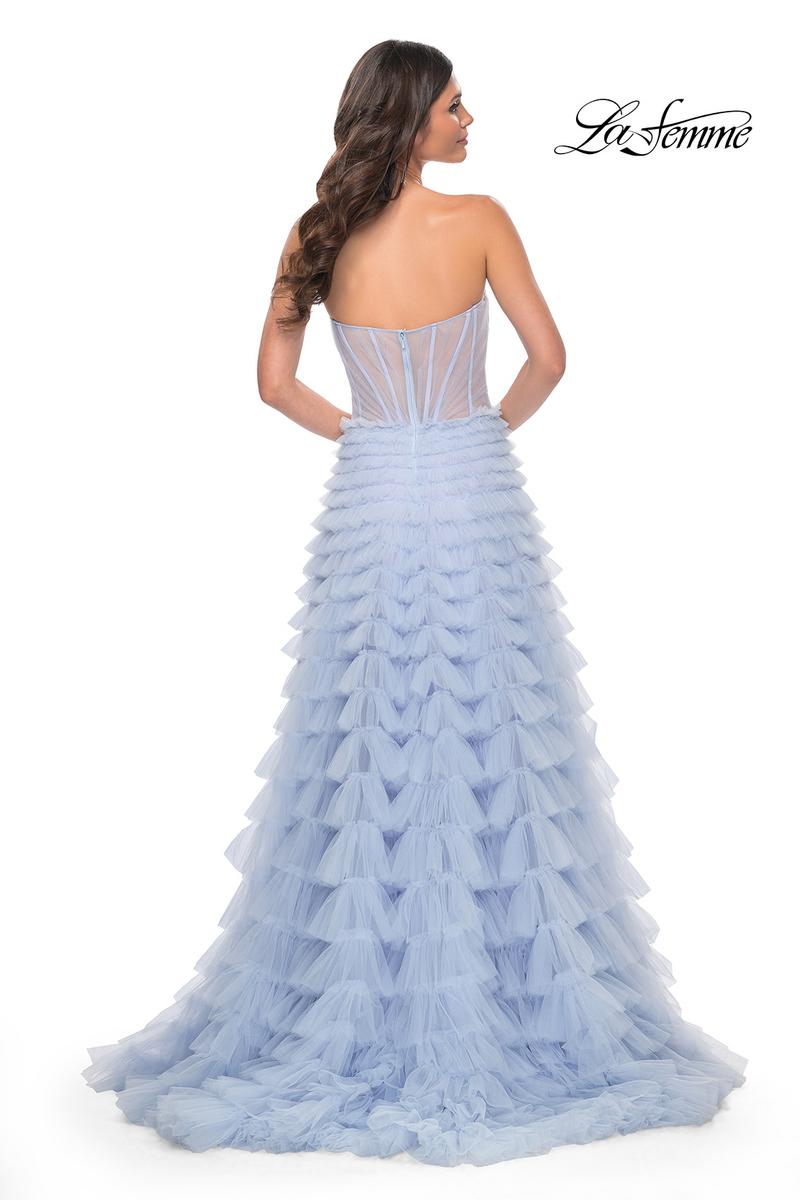 La Femme Dress 32447 - LIGHT PERIWINKLE