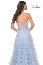 La Femme Dress 32447 - LIGHT PERIWINKLE