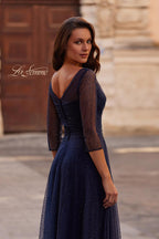 La Femme Evening Dress 32460 - Navy