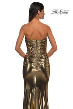 La Femme Dress 32518 - Gold