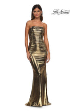 La Femme Dress 32518 - Gold