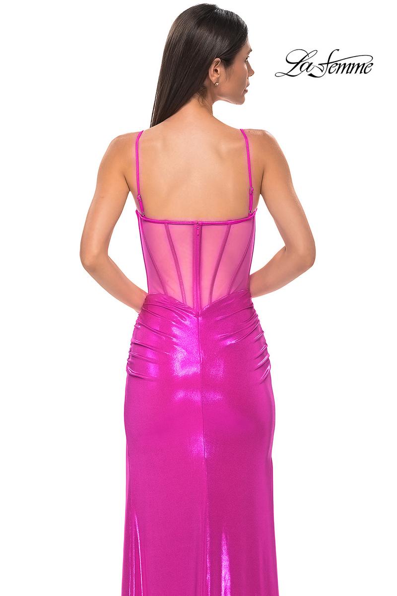 La Femme Dress 32526 - Hot Pink