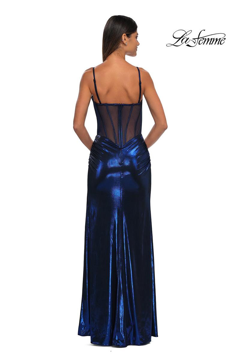 La Femme Dress 32526 - Navy