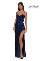 La Femme Dress 32526 - Navy