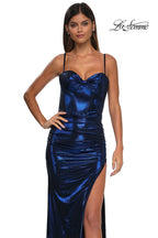 La Femme Dress 32526 - Navy