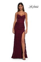 La Femme Dress 32529 - Dark Berry