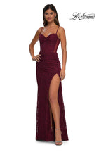 La Femme Dress 32529 - Dark Berry