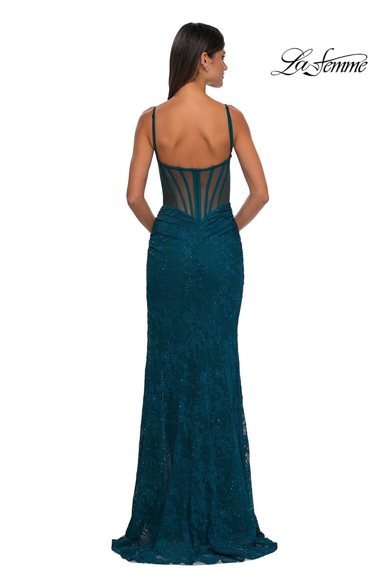 La Femme Dress 32529 - Dark Teal