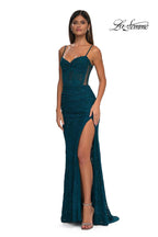 La Femme Dress 32529 - Dark Teal