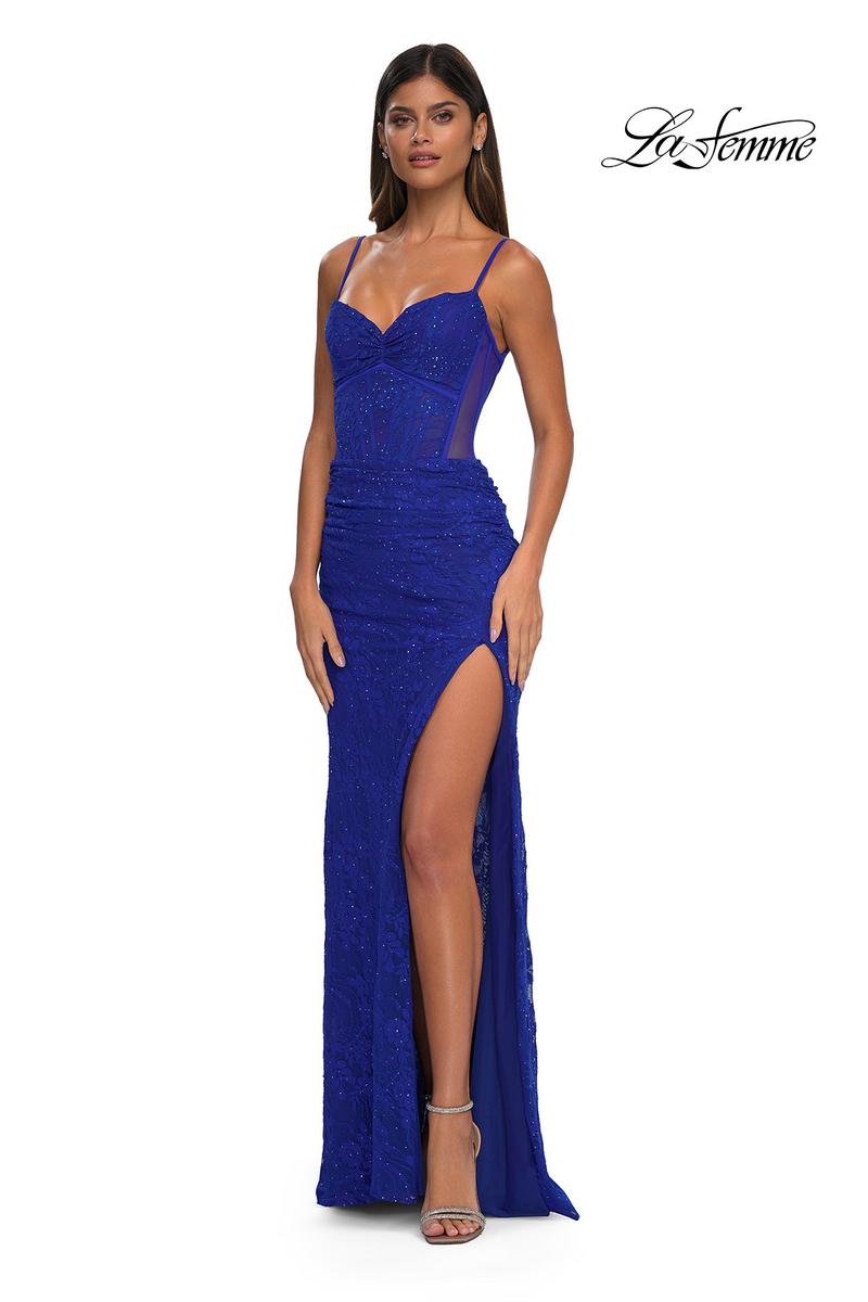 La Femme Dress 32529 - Dark Teal