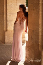 La Femme Dress 32547 - Dusty Pink