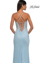 La Femme Dress 32547 - Light Blue