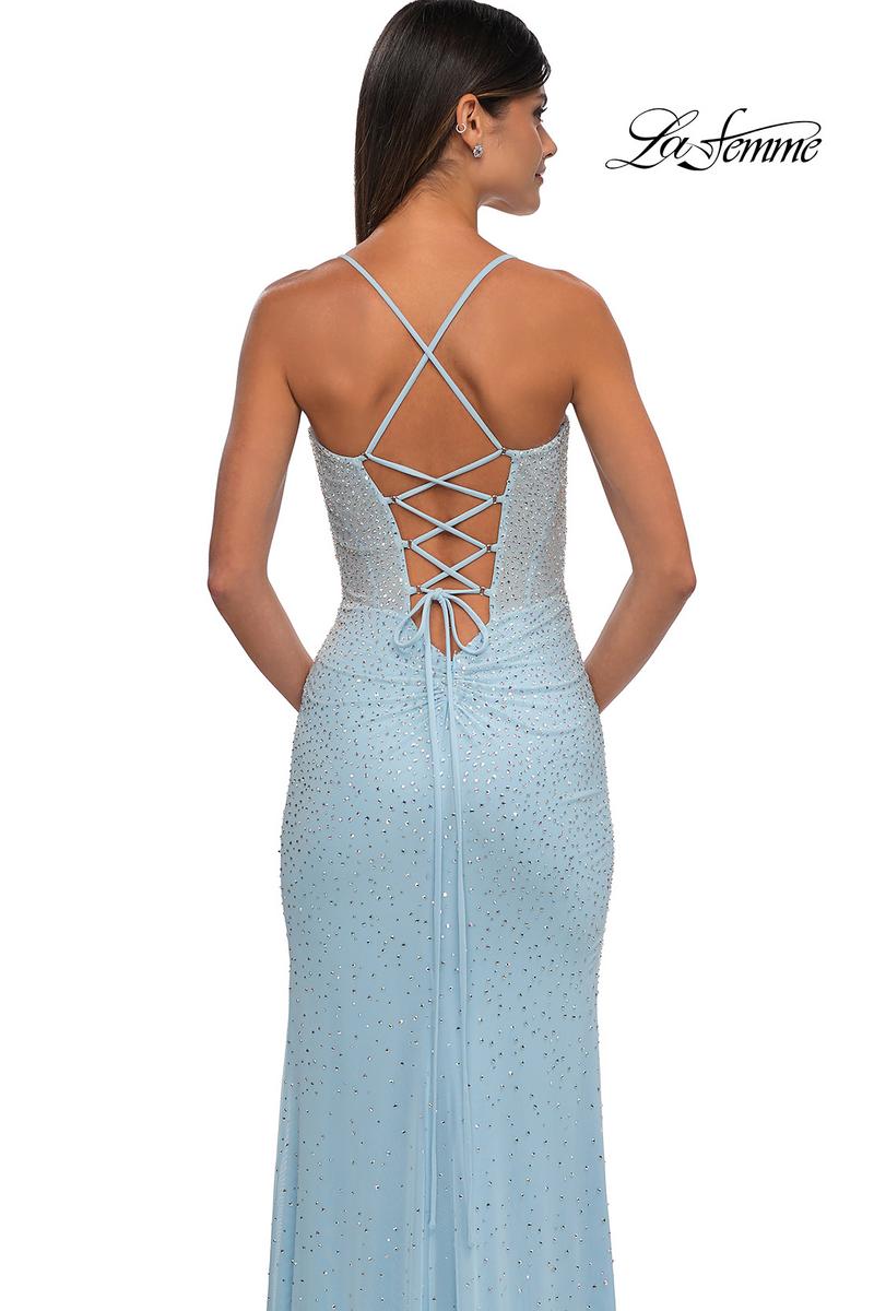 La Femme Dress 32547 - Light Blue