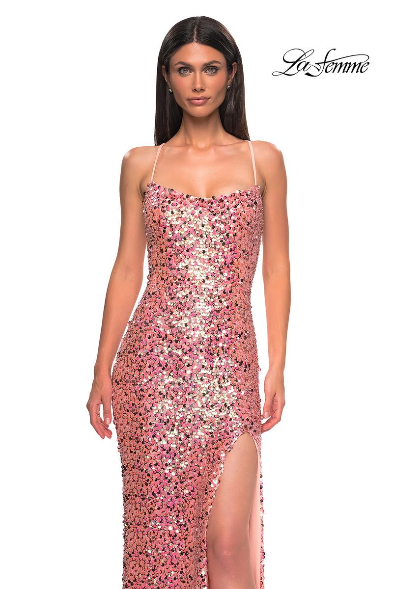 La Femme Dress 32550 - Pink