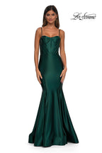 La Femme Dress 32555 - Dark Emerald