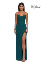 La Femme Dress 32578 - Dark Teal