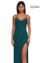 La Femme Dress 32578 - Dark Teal