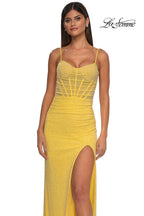 La Femme Dress 32578 - Yellow
