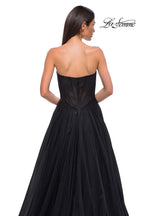 La Femme Dress 32579 - Black