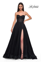 La Femme Dress 32579 - Black
