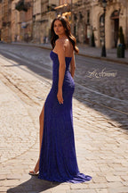 La Femme Dress 32583 - Indigo