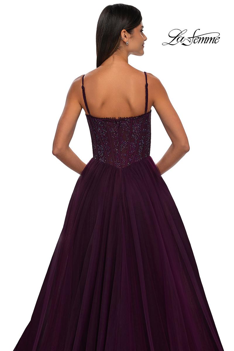 La Femme Dress 32594 - Dark Berry