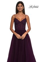 La Femme Dress 32594 - Dark Berry