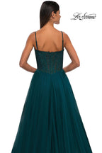 La Femme Dress 32594 - Dark Teal