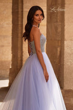 La Femme Dress 32633 - Light Periwinkle