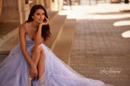 La Femme Dress 32633 - Light Periwinkle